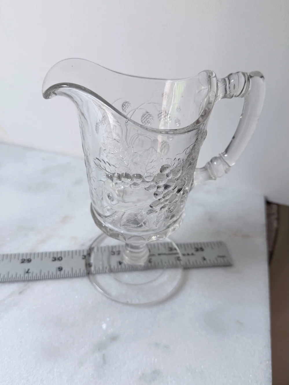 Dalzell Gilmore Leighton Strawberry & Currant or Three Fruits Milk EAPG Pitcher